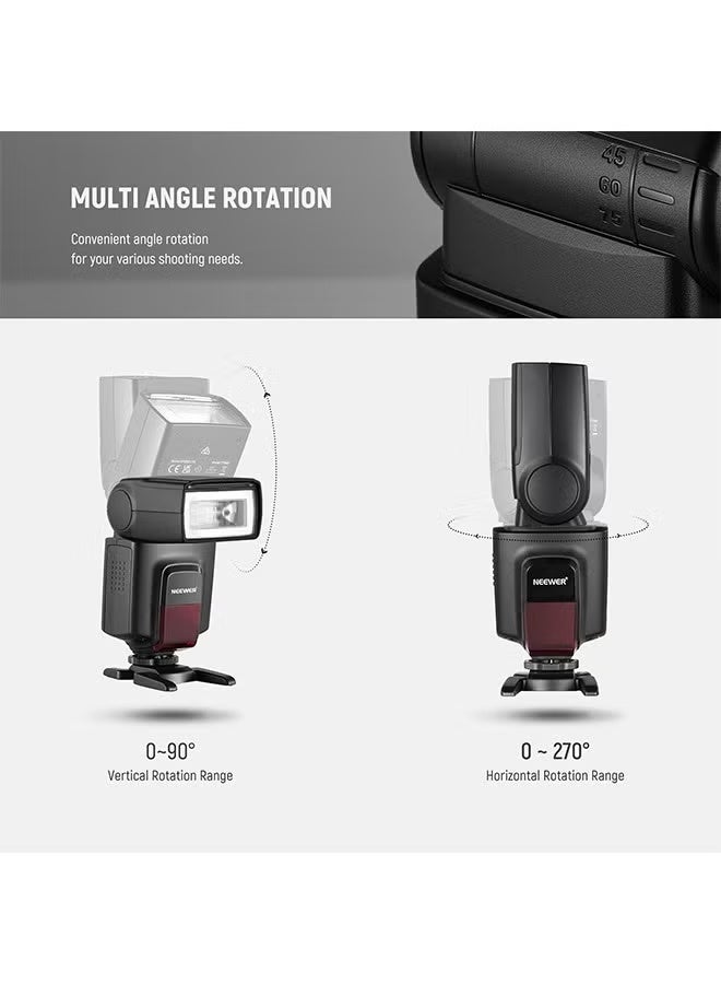 Neewer TT560 Flash Speedlite for Canon Sony Nikon Panasonic Olympus Pentax and Other DSLR Cameras, Digital Camera Speedlight with Standard Hot Shoe - Image 5